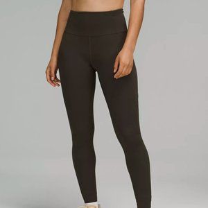 Lululemon Fast and Free High-Rise Tight 25" Dark Olive Size 6